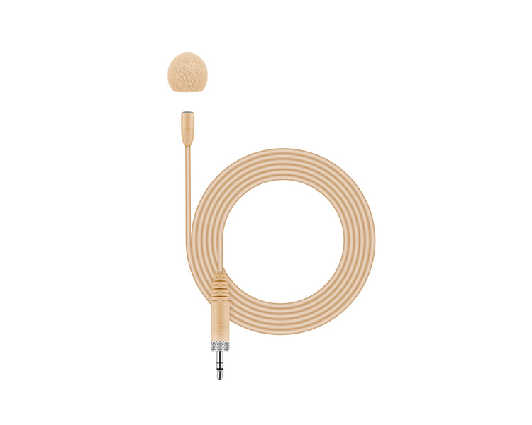 SENMKEEOB - Sennheiser MKE Essential Omni Lavalier Mic 3.5mm with Jack BEIGE Image 1