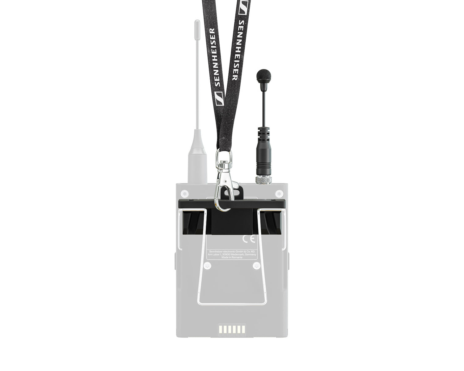 SENMKEMINI - Sennheiser MKE Mini Plug in Omni Lavalier Mic with Lanyard for Bodypack Image 4