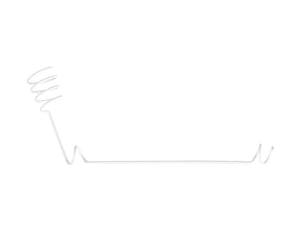 SENMZH30W - Sennheiser MZH30W White Ceiling Hanger for ME34 or ME35 or ME36 Mics Image 1