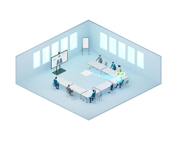 SENTCC2 - Sennheiser TeamConnect Ceiling 2 Beamforming Array Mic with PoE or Dante White Image 12