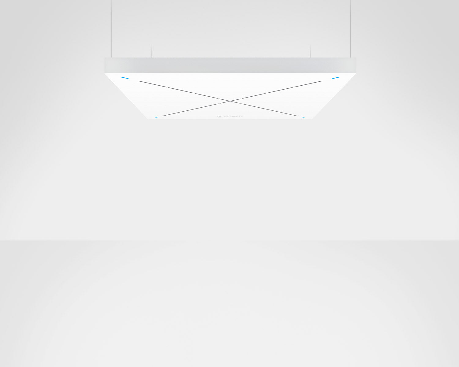 SENTCC2 - Sennheiser TeamConnect Ceiling 2 Beamforming Array Mic with PoE or Dante White Image 7