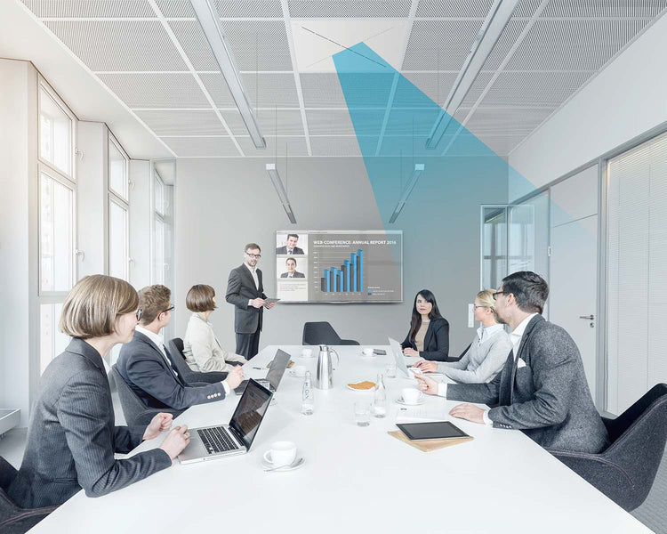 SENTCC2 - Sennheiser TeamConnect Ceiling 2 Beamforming Array Mic with PoE or Dante White Image 9