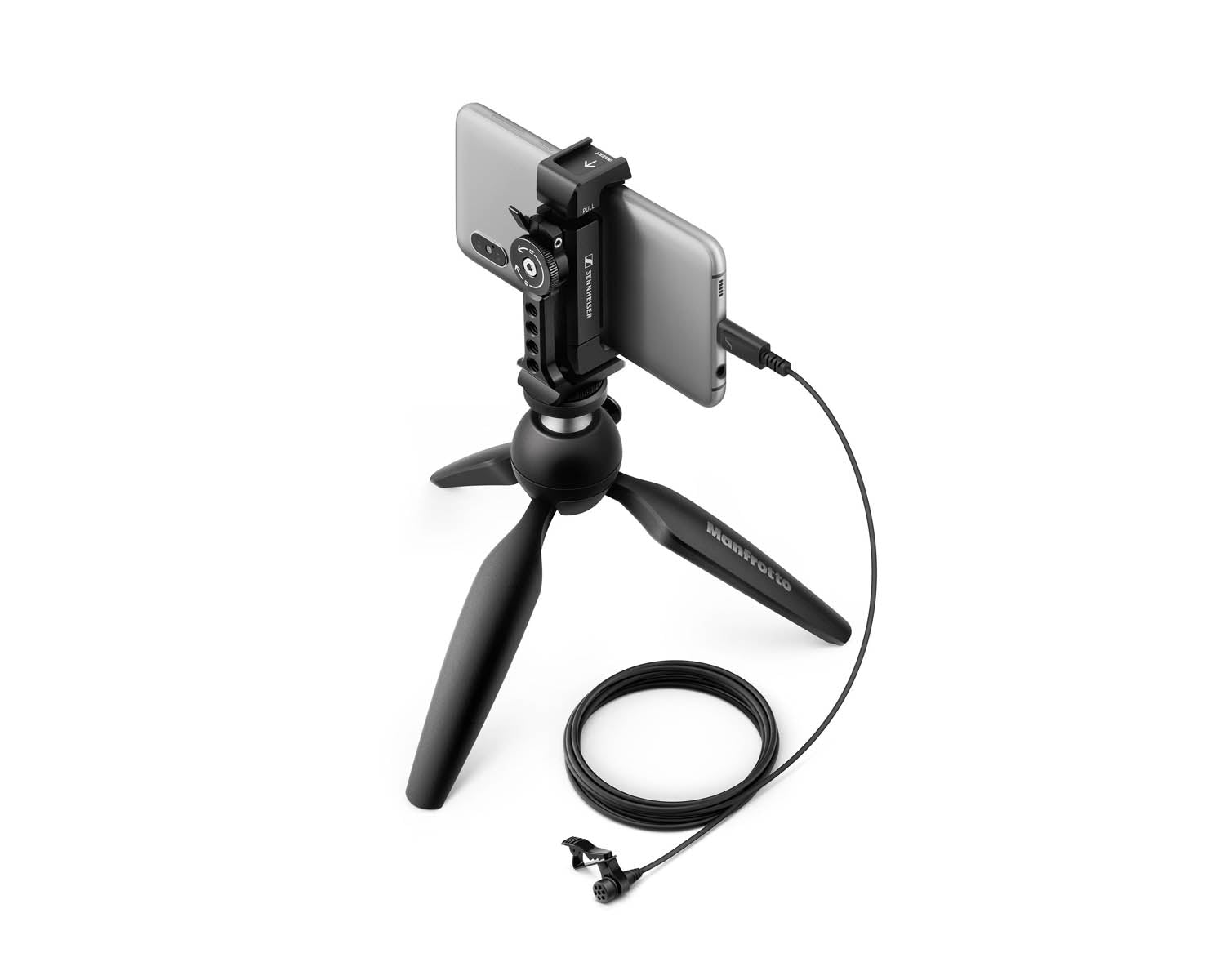 SENXSLUSBCM - Sennheiser XS Lav USB C Mobile Kit (Lav Mic or Phone Clamp or Mini Tripod) Image 1
