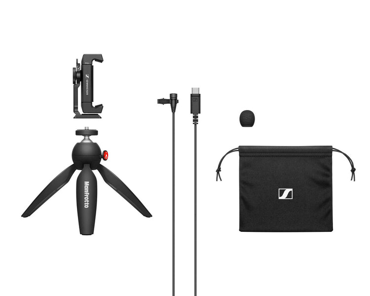 SENXSLUSBCM - Sennheiser XS Lav USB C Mobile Kit (Lav Mic or Phone Clamp or Mini Tripod) Image 2