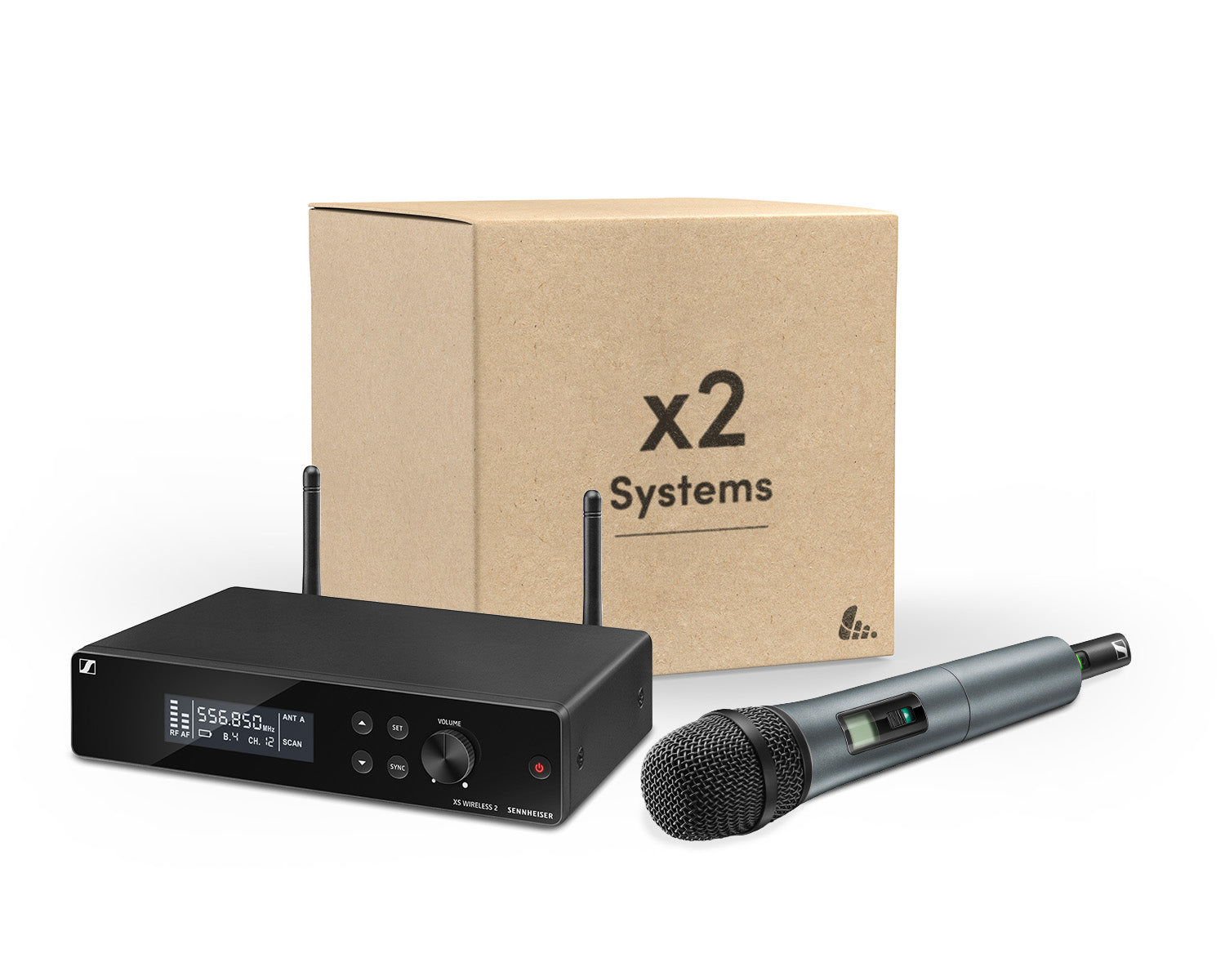 SENXSW28352P - Sennheiser XSW2 835 **2 PACK** E Handheld Mic System with E835 CH70 Image 1