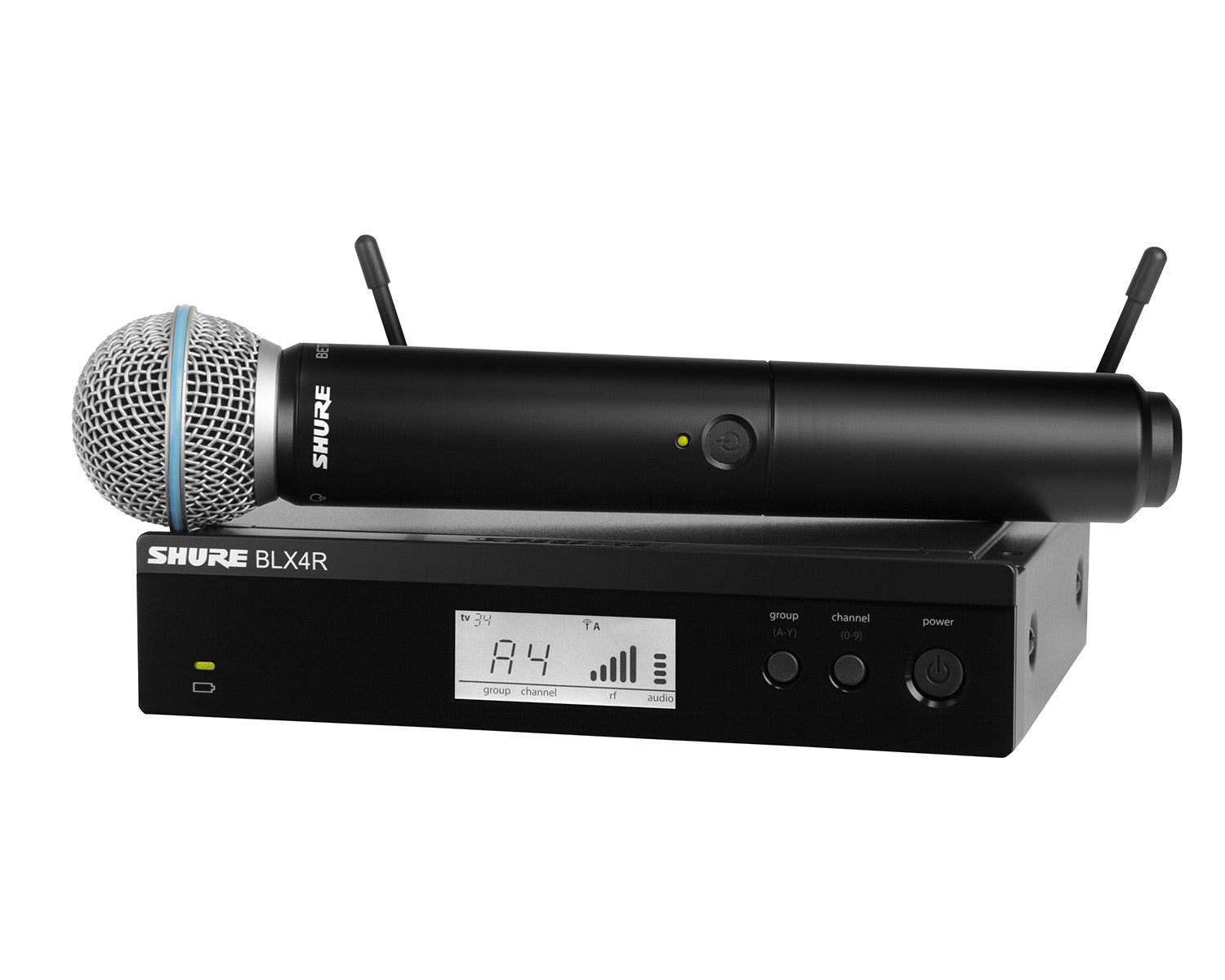 SHUBLX24RUKB58K3E - Shure BLX24R or B58 Wireless Rackmount Handheld System BLX4R or BETA 58A K3E Image 1