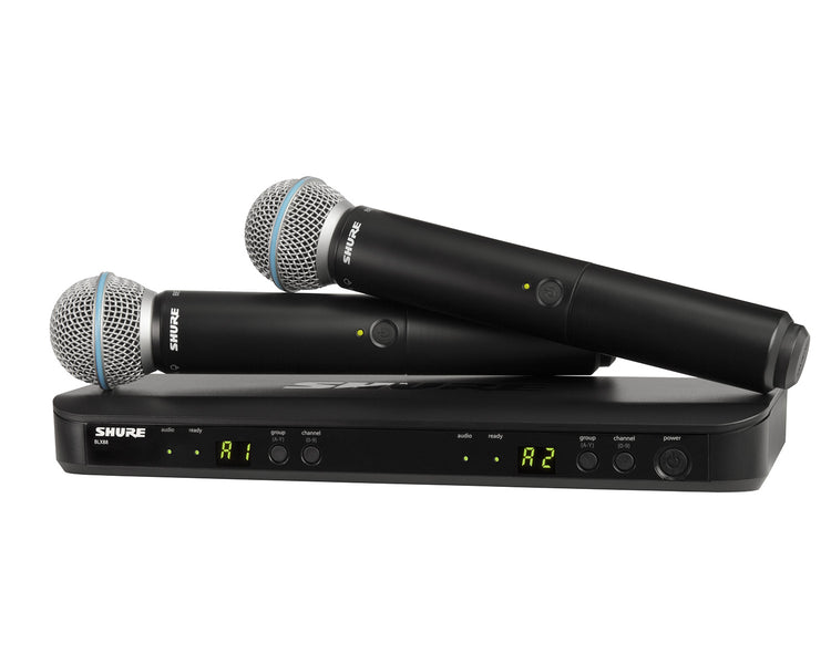 SHUBLX288UKB58K3E - Shure BLX288 or B58 Dual Wireless Handheld System BLX88 or 2xBETA 58A K3E Image 1