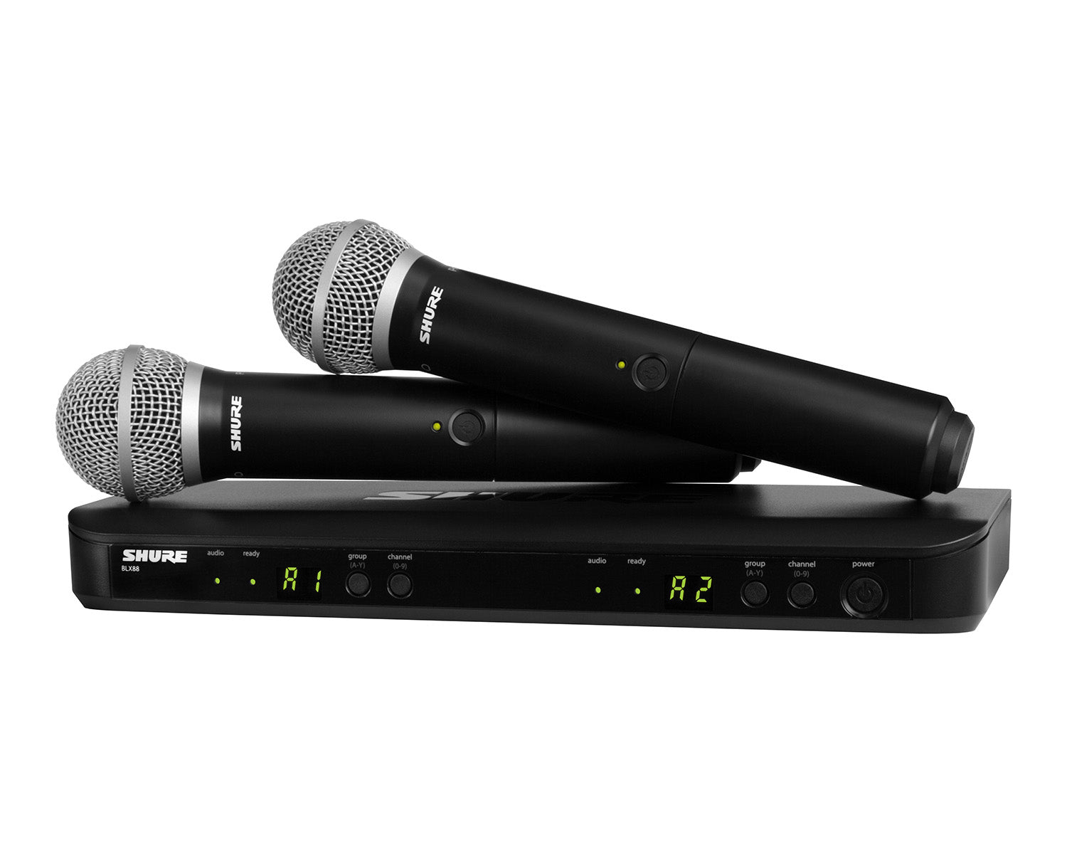 SHUBLX288UKPG58K3E - Shure BLX288 or PG58 Dual Wireless Handheld System BLX88 or 2xPG58 K3E Image 1