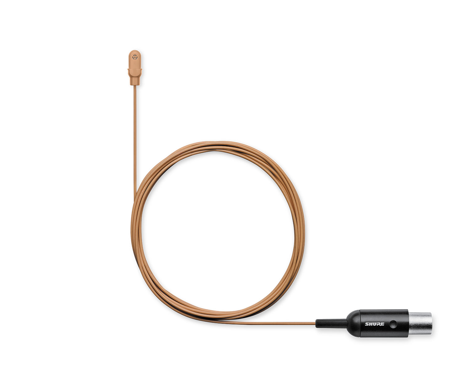 SHUDL4COMTQGA - Shure DL4C or O MTQG A DuraPlex DL4 Omni Lavalier Mic MTQG IP57 Cocoa Image 1