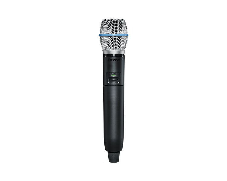 SHUGLXD2B87AZ4 - Shure GLXD2 and or B87A GLXD2 Handheld Transmitter with BETA 87A Capsule Z4 Image 1