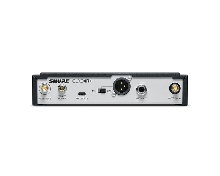 SHUGLXD4RUKZ4 - Shure GLXD4R and Digital Wireless Dual Band Half Rack Receiver Z4 Image 4