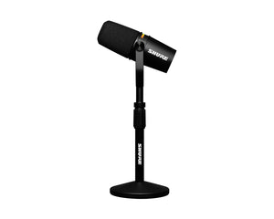 SHUMV7KBNDL - Shure MV7 and K BNDL Dynamic Podcast LED Microphone with Stand Black Image 2