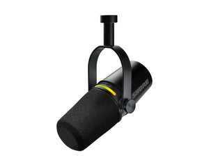 SHUMV7K - Shure MV7 and Dynamic Podcast LED Microphone Black Image 1