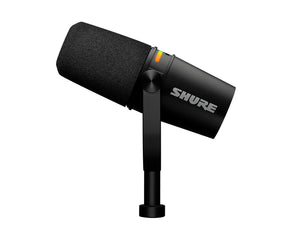 SHUMV7K - Shure MV7 and Dynamic Podcast LED Microphone Black Image 2