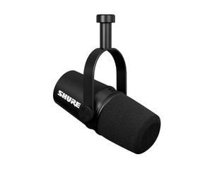 SHUMV7X - Shure MV7X Dynamic Podcast or Instrument Microphone Black Image 4