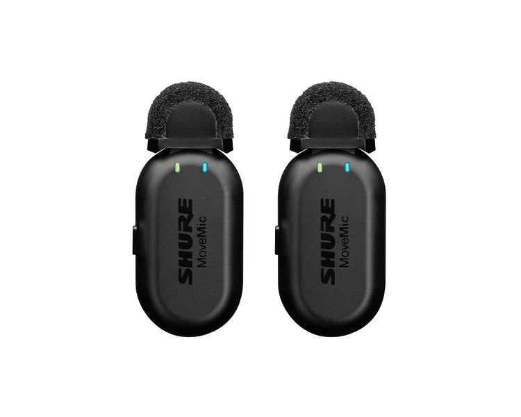 SHUMVTWOKITZ6 - Shure MoveMic Two Reciever Kit 2 Ch Wireless Lav System 2xMics and Reciever Image 2