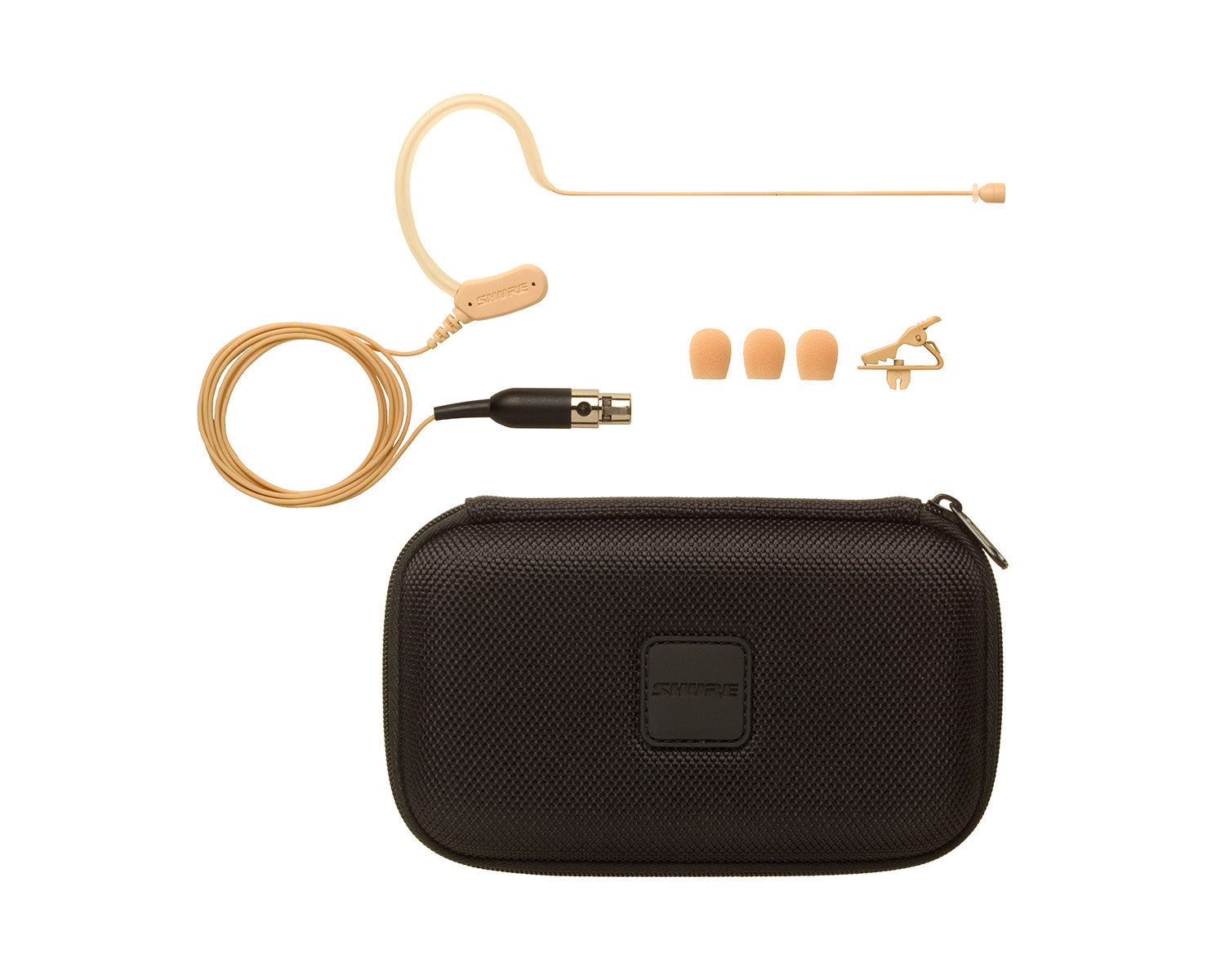 SHUMX153TOTQG - Shure MX153T Omnidirectional Condenser Earset Microphone with TQG Tan Image 2