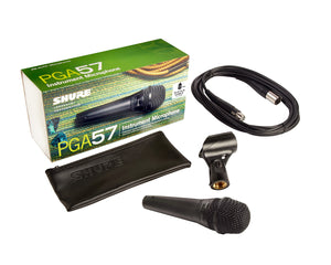 SHUPGA57XLR - Shure PGA57 Cardioid Dynamic Instrument Microphone with XLR Cable Image 2