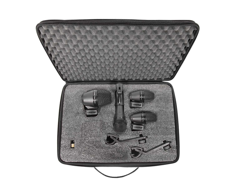 SHUPGADRUMKIT4 - Shure PGADRUMKIT4 PG Alta Drum Microphone Kit 4 PGA56 or PGA57 or PGA52 Image 1