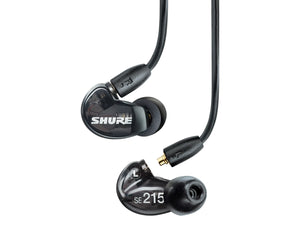 SHUSE215KEFS - Shure SE215 Pro Sound Isolating IEM Earphones w or Dynamic Drivers Black Image 2