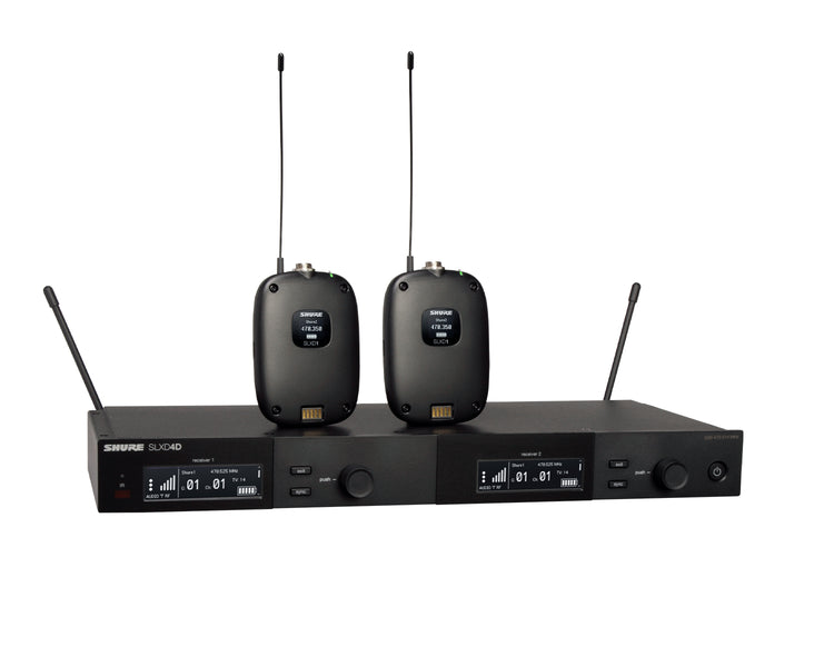 SHUSLXD14DUKK59 - Shure SLXD14D Dual Wireless Bodypack System with 2 x SLXD1 K59 Image 1