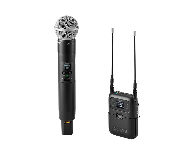SHUSLXD25SM58K59 - Shure SLXD25 or SM58 Wireless Portable HH System SLXD5 or SLXD2 or SM58 K59 Image 1