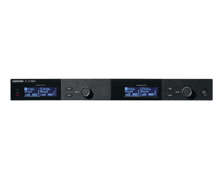 SHUSLXD4QUKK55 - Shure SLXD4Q and Quad Wireless Rack Receiver 1U K55 606 694 MHz Image 4