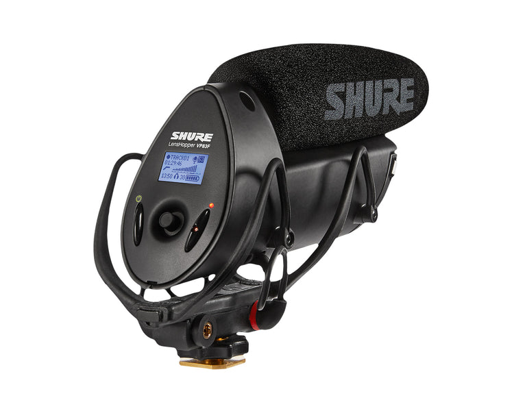SHUVP83F - Shure VP83F Lenshopper Shotgun Condenser Camera Mount Mic w or Flash Rec Image 1
