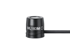SHUWL183MBOLM3 - Shure WL183M Omnidirectional Condenser Lavalier Microphone LM3 Black Image 2