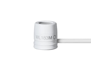 SHUWL183MWOLM3 - Shure WL183M Omnidirectional Condenser Lavalier Microphone LM3 White Image 2