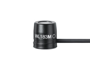 SHUWL183 - Shure WL183M Omnidirectional Condenser Lavalier Microphone TQG Black Image 2