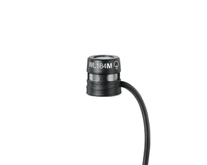 SHUWL184MBSLM3 - Shure WL184M Supercardioid Condenser Lavalier Microphone LM3 Black Image 1
