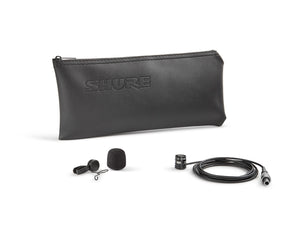 SHUWL184MBSLM3 - Shure WL184M Supercardioid Condenser Lavalier Microphone LM3 Black Image 3