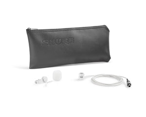 SHUWL184MWSLM3 - Shure WL184M Supercardioid Condenser Lavalier Microphone LM3 White Image 3