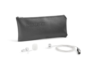 SHUWL184MWSTQG - Shure WL184M Supercardioid Condenser Lavalier Microphone TQG White Image 3