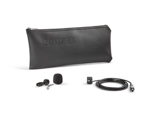 SHUWL185MBCLM3 - Shure WL185M Cardioid Condenser Lavalier Microphone LM3 Black Image 3