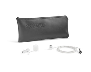 SHUWL185MWCLM3 - Shure WL185M Cardioid Condenser Lavalier Microphone LM3 White Image 3
