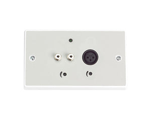 SIGAPXMM - SigNET APXMM Dual Outreach Input Plate 3 Pin XLR Mic or Phono Line Image 1