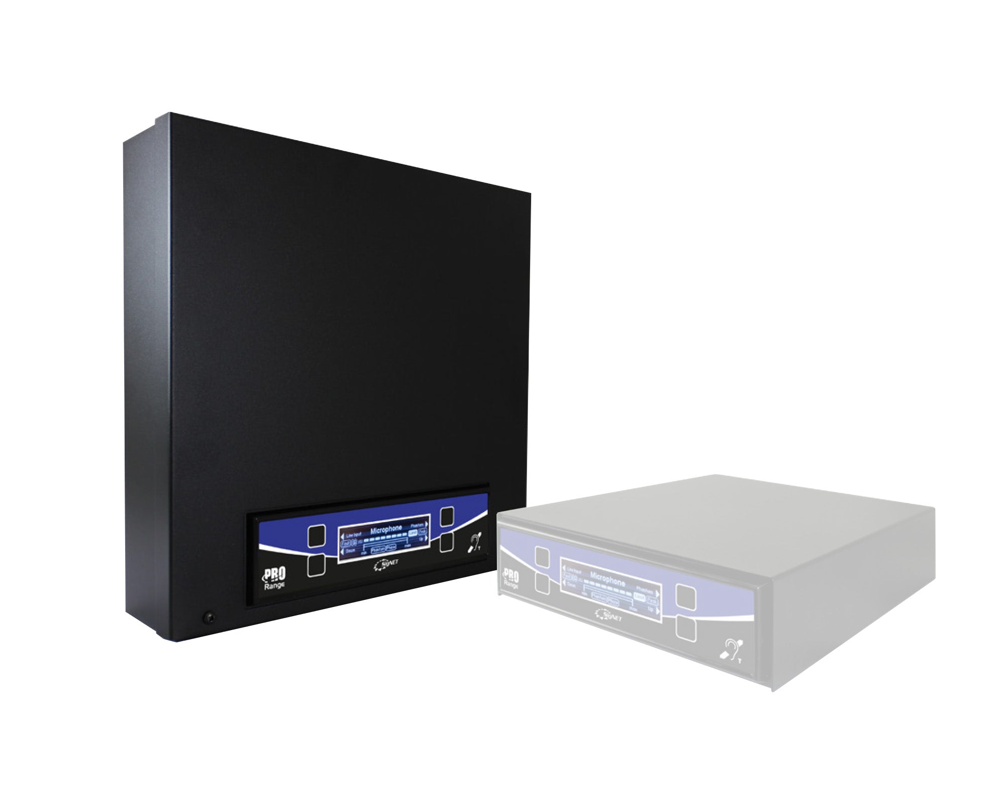 SIGPRO11SW - SigNET PRO11 or SW Wall Mount Hearing Loop Amp with Display 1000m2 Image 2