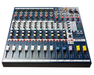 SOUEFX8 - Soundcraft EFX8 8:2 Mixer 8 Mic 2 Stereo i or p and Effects Exc Rack Kit Image 1