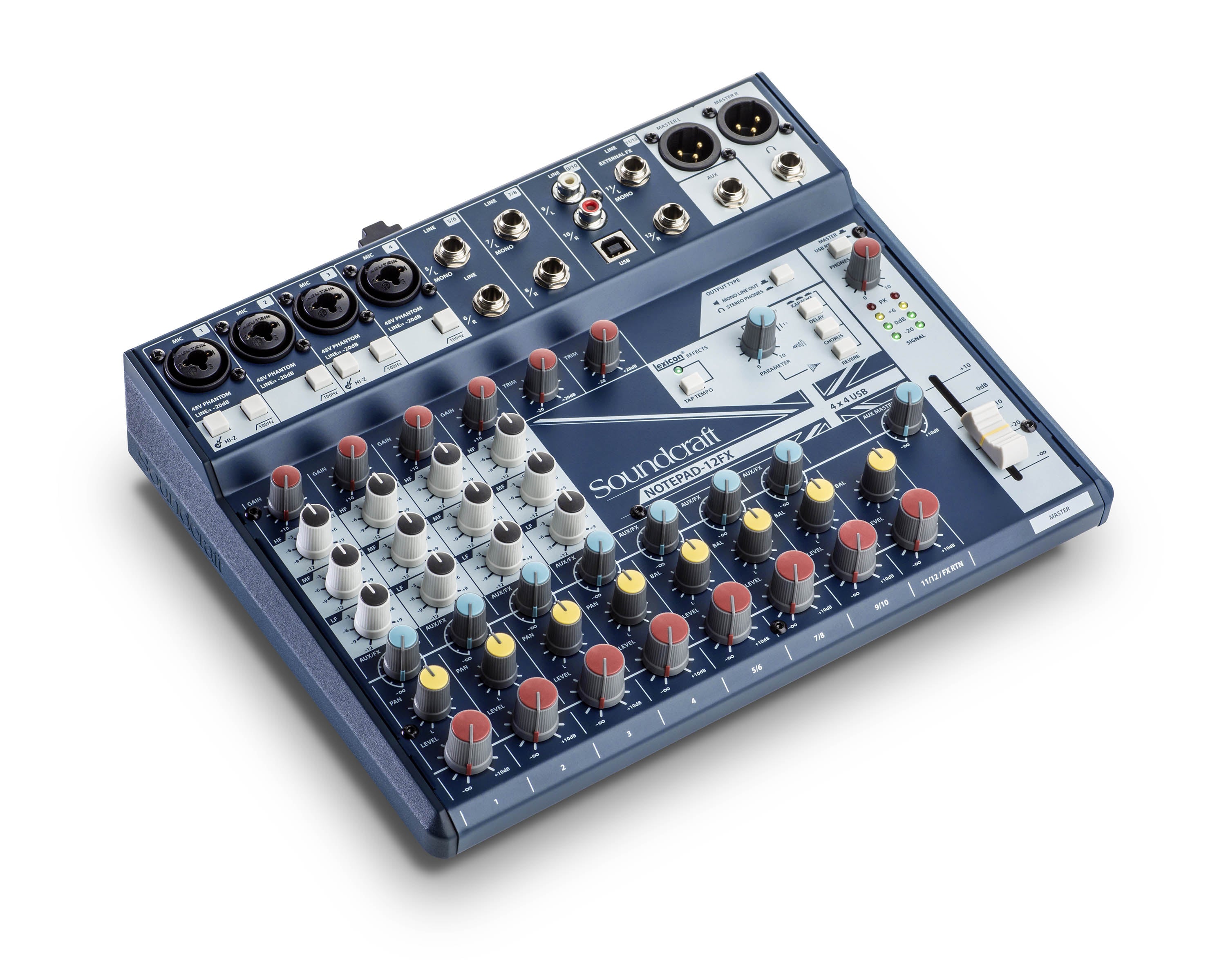 SOUN12FX - Soundcraft Notepad 12FX Small Format Analogue Mixing Console with Effects Image 2