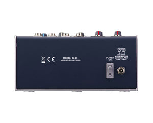 STUC22 - Studiomaster C2 2 2CH Compact Mixer 6 input or 2 Mic or 2 Stereo or 2bandEQ Image 4