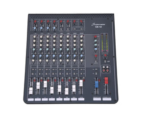 STUC612 - Studiomaster C6 12 12CH Compact Mixer 12 input or 6 Mic or 4 Stereo or 3bandEQ Image 1