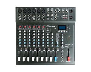 STUCLUBXS10P - Studiomaster Club XS 10 and 8CH Analogue DSP Mixer 8 Inputs or 4 Mic or 2 Stereo Image 1