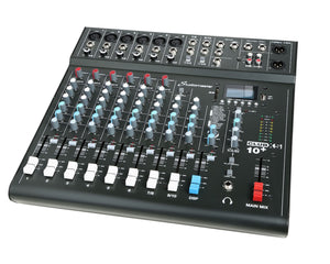 STUCLUBXS10P - Studiomaster Club XS 10 and 8CH Analogue DSP Mixer 8 Inputs or 4 Mic or 2 Stereo Image 3