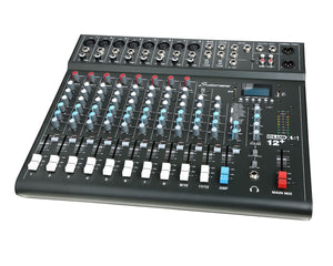 STUCLUBXS12P - Studiomaster Club XS 12 and 10CH Analogue DSP Mixer 10 Inputs or 6 Mic or 2 Stereo Image 3