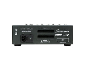 STUCLUBXS6P - Studiomaster Club XS 6 and 4CH Analogue DSP Mixer 5 Inputs or 1 Mic or 2 Stereo Image 4