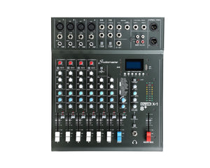 STUCLUBXS8P - Studiomaster Club XS 8 and 6CH Analogue DSP Mixer 6 Inputs or 2 Mic or 2 Stereo Image 1