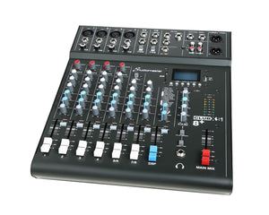 STUCLUBXS8P - Studiomaster Club XS 8 and 6CH Analogue DSP Mixer 6 Inputs or 2 Mic or 2 Stereo Image 3