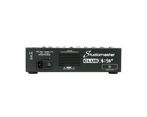 STUCLUBXS8P - Studiomaster Club XS 8 and 6CH Analogue DSP Mixer 6 Inputs or 2 Mic or 2 Stereo Image 4